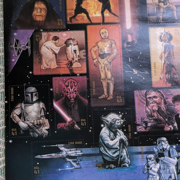 Star Wars 30th Anniversary USPS Stamp Sheet *Price Firm* - Picture 5 of 10